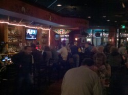Three Sisters Speakeasy interior.