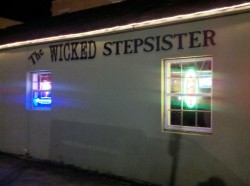 The Wicked Stepsister exterior. The Wicked Stepsister exterior.