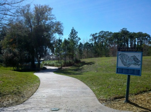 Entrance to Saratoga Springs property Entrance to Saratoga Springs property