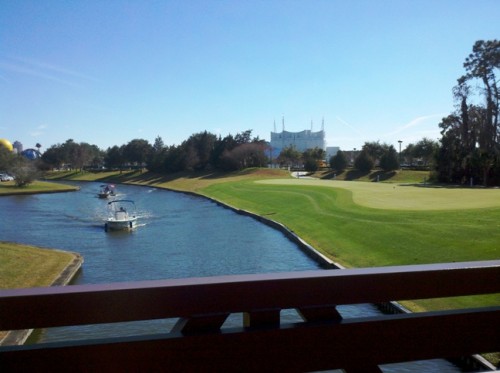 Saratoga Springs golf course bridge view Saratoga Springs golf course bridge view