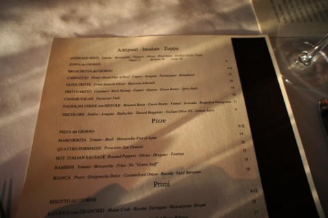 La Luce by Donna Scala: Top of the menu. La Luce by Donna Scala: Top of the menu.