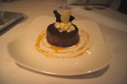 La Luce by Donna Scala: Chocolate Flan. La Luce by Donna Scala: Chocolate Flan.