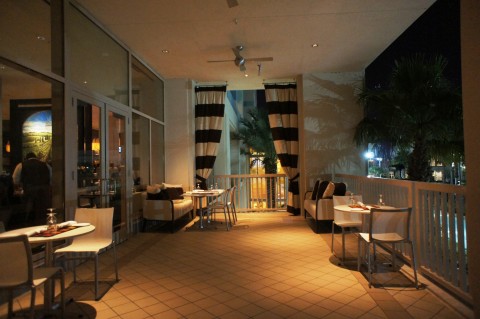 La Luce by Donna Scala: Outdoor dining space. La Luce by Donna Scala: Outdoor dining space.