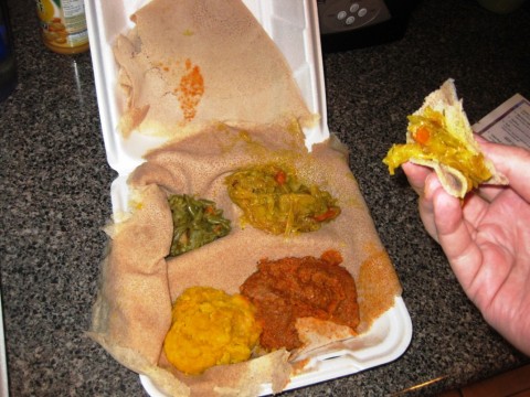 Nile Ethiopian Cuisine: Vegetarian Combo. Nile Ethiopian Cuisine: Vegetarian Combo.