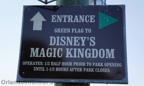 Disney's Fort Wilderness: Sign for Magic Kingdom boat. Disney's Fort Wilderness: Sign for Magic Kingdom boat.