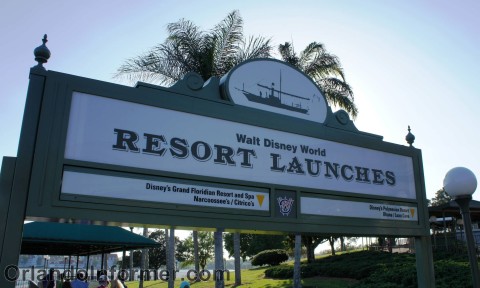 Magic Kingdom boat lunch sign: No boat to Contemporary. Magic Kingdom boat lunch sign: No boat to Contemporary.
