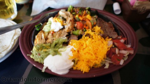 PR's Taco Palace: Combo fajitas (so out of focus, I know.). PR's Taco Palace: Combo fajitas (so out of focus, I know.).