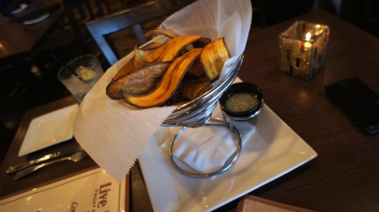 Padrino's Cuban Bistro: Fried plantains chips. Padrino's Cuban Bistro: Fried plantains chips.