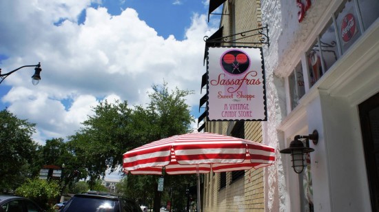 Sassafras Sweet Shoppe in Winter Park, Florida. Sassafras Sweet Shoppe in Winter Park, Florida.