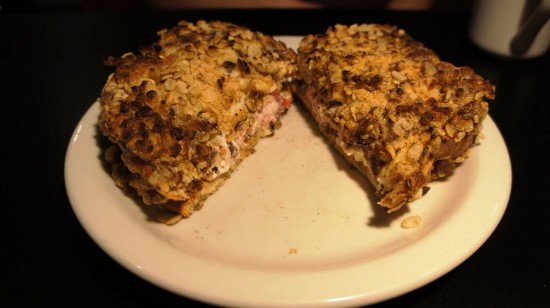 Bananas - A Modern American Diner: Stuffed French Toast, going... Bananas - A Modern American Diner: Stuffed French Toast, going...