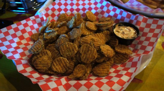 BB King's Blues Club at Pointe Orlando: Fried Dill Pickles. BB King's Blues Club at Pointe Orlando: Fried Dill Pickles.