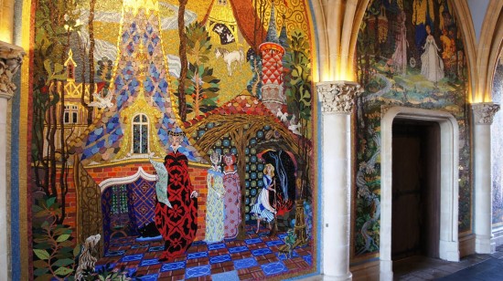 The mural in Magic Kingdom's Cinderella Castle has over 500 different colors of stone.
