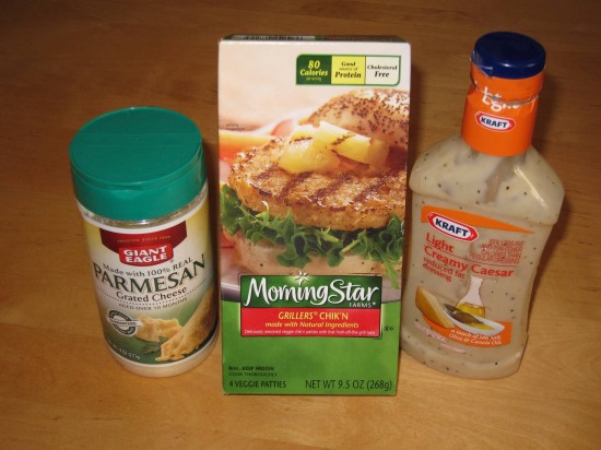 Min & Bill's Chicken Caesar Sandwich: The ingredients. Min & Bill's Chicken Caesar Sandwich: The ingredients.
