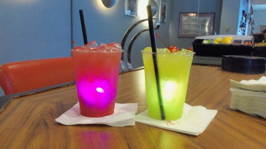 Glow cube drinks - fun, but ditch the cubes to save a few bucks. Glow cube drinks - fun, but ditch the cubes to save a few bucks.