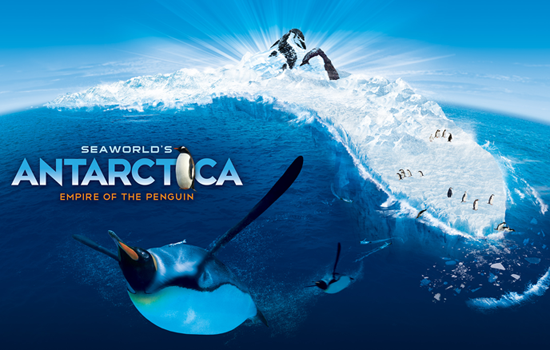 SeaWorld Orlando's Antarctica: Empire of the Penguin. SeaWorld Orlando's Antarctica: Empire of the Penguin.