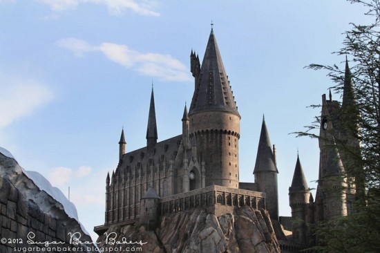 Hogwarts castle inside the Wizarding World of Harry Potter. Hogwarts castle inside the Wizarding World of Harry Potter.