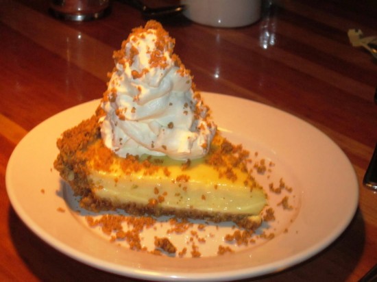 Key Lime Pie with housemade whipped cream. Key Lime Pie with housemade whipped cream.