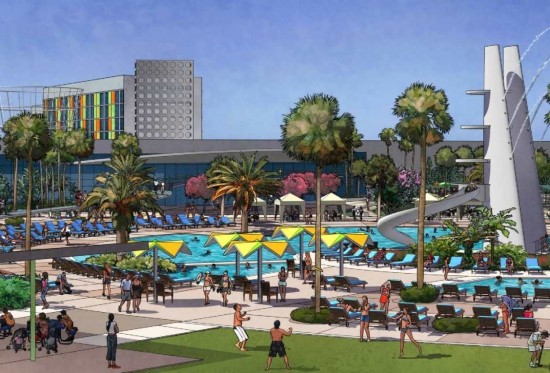 Cabana Bay Beach Resort: North Courtyard pool area.