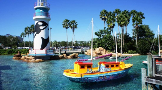 Entrance to SeaWorld Orlando.