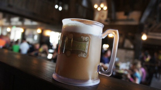 Souvenir butterbeer mug at the Wizarding World of Harry Potter.