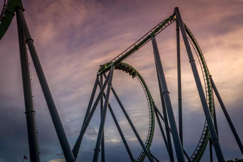 The Incredible Hulk Coaster at Islands of Adventure