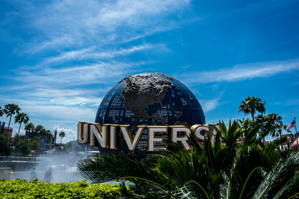 The globe at Universal Orlando Resort