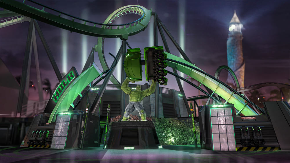 New Incredible Hulk Coaster entrance