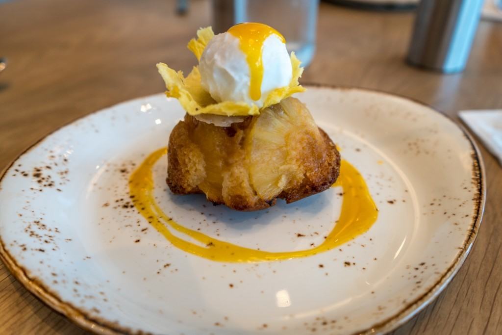 Pineapple Rum Cake from Amatista Cookhouse at Loews Sapphire Falls Resort