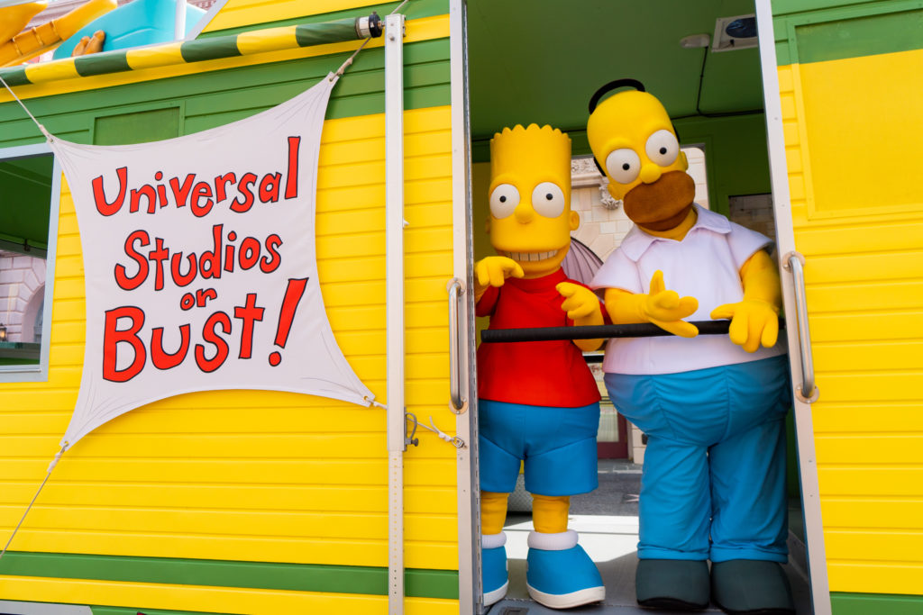 The Simpsons RV at Universal Studios Florida