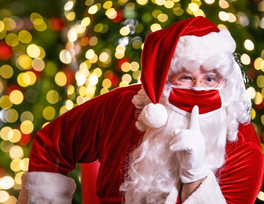Santa at Busch Gardens Tampa's Christmas Town 2020