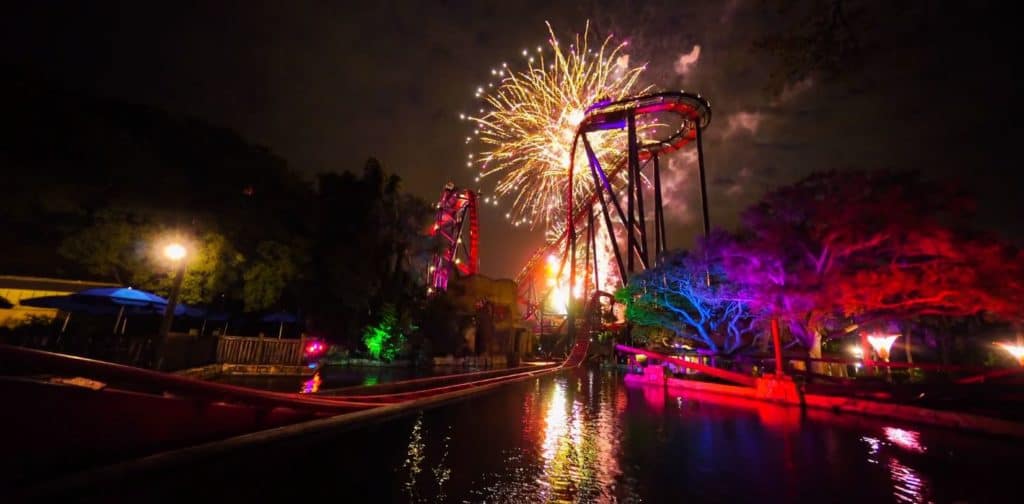 Spark! A Nighttime Spectacular at Busch Gardens Tampa Bay summer 2021