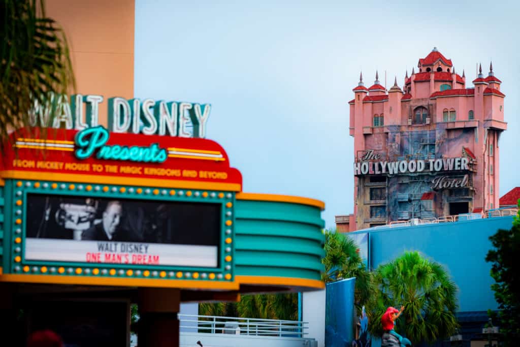 Walt Disney's One Man's Dream and the Tower of Terror at Disney's Hollywood Studios