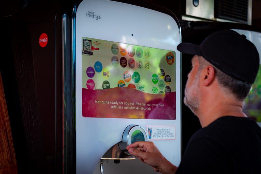 Coke Freestyle program at Universal Orlando