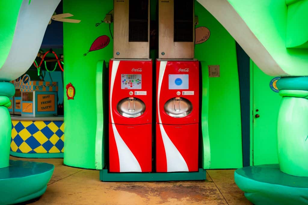 Coke Freestyle station at IOA’s Seuss Landing